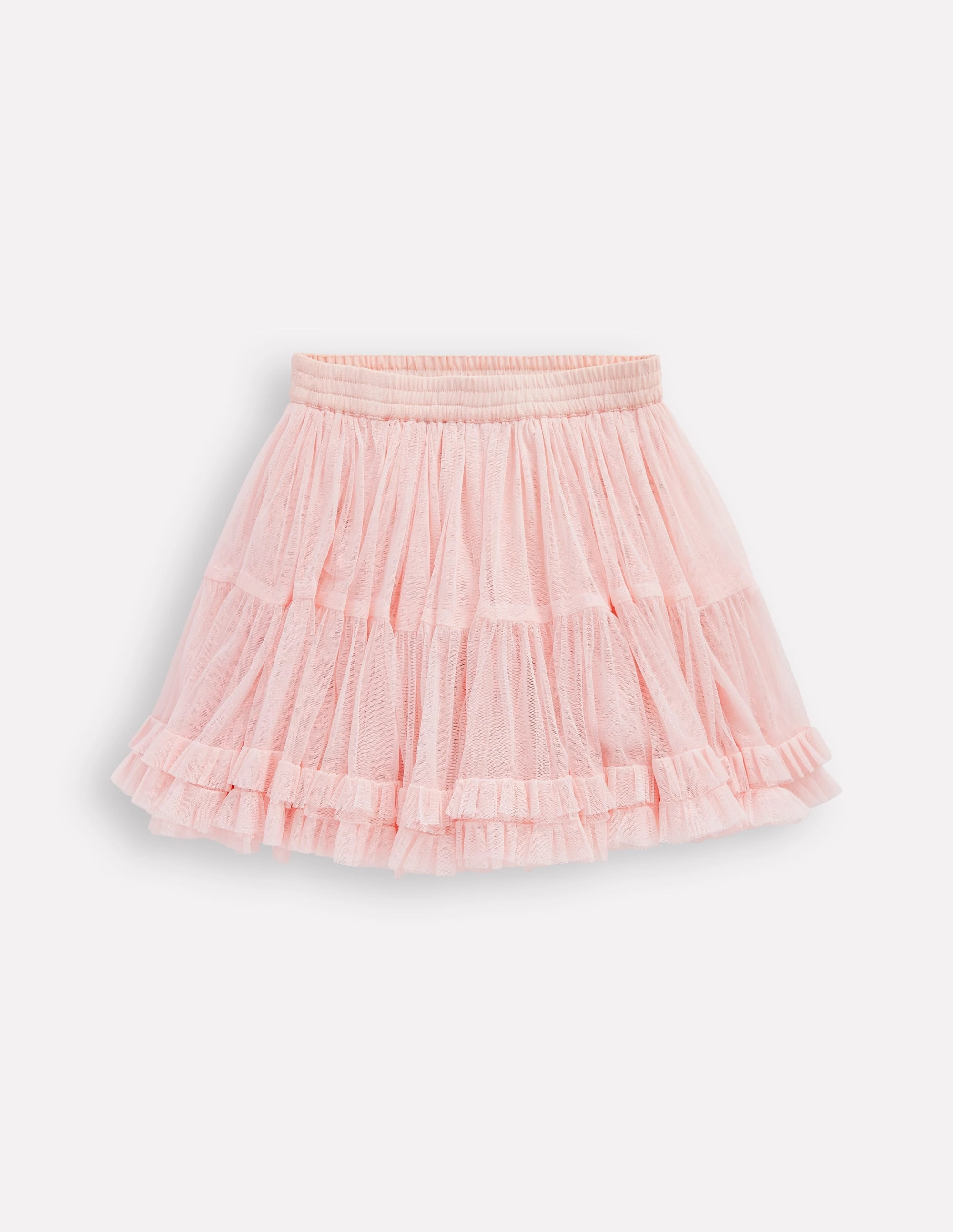 Tulle Ruffle Skirt-Pink Emerging Designer