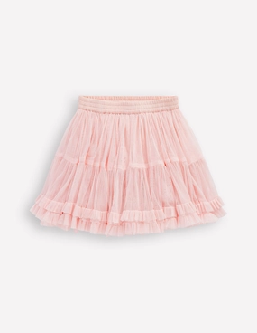 Tulle Ruffle Skirt-Pink Simple Comfort Reimagined Classic