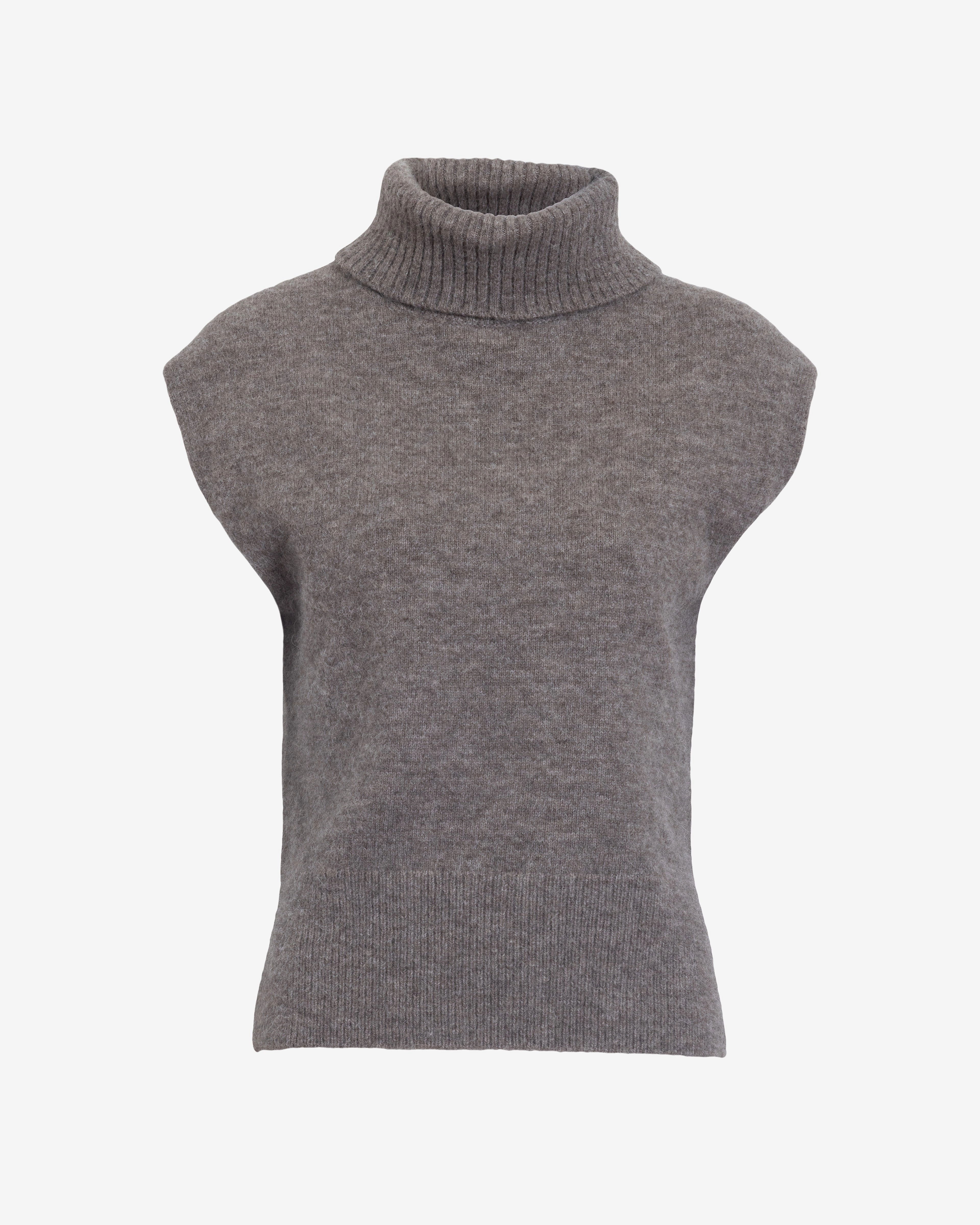 Aaron Sweater Vest Overlock Edging