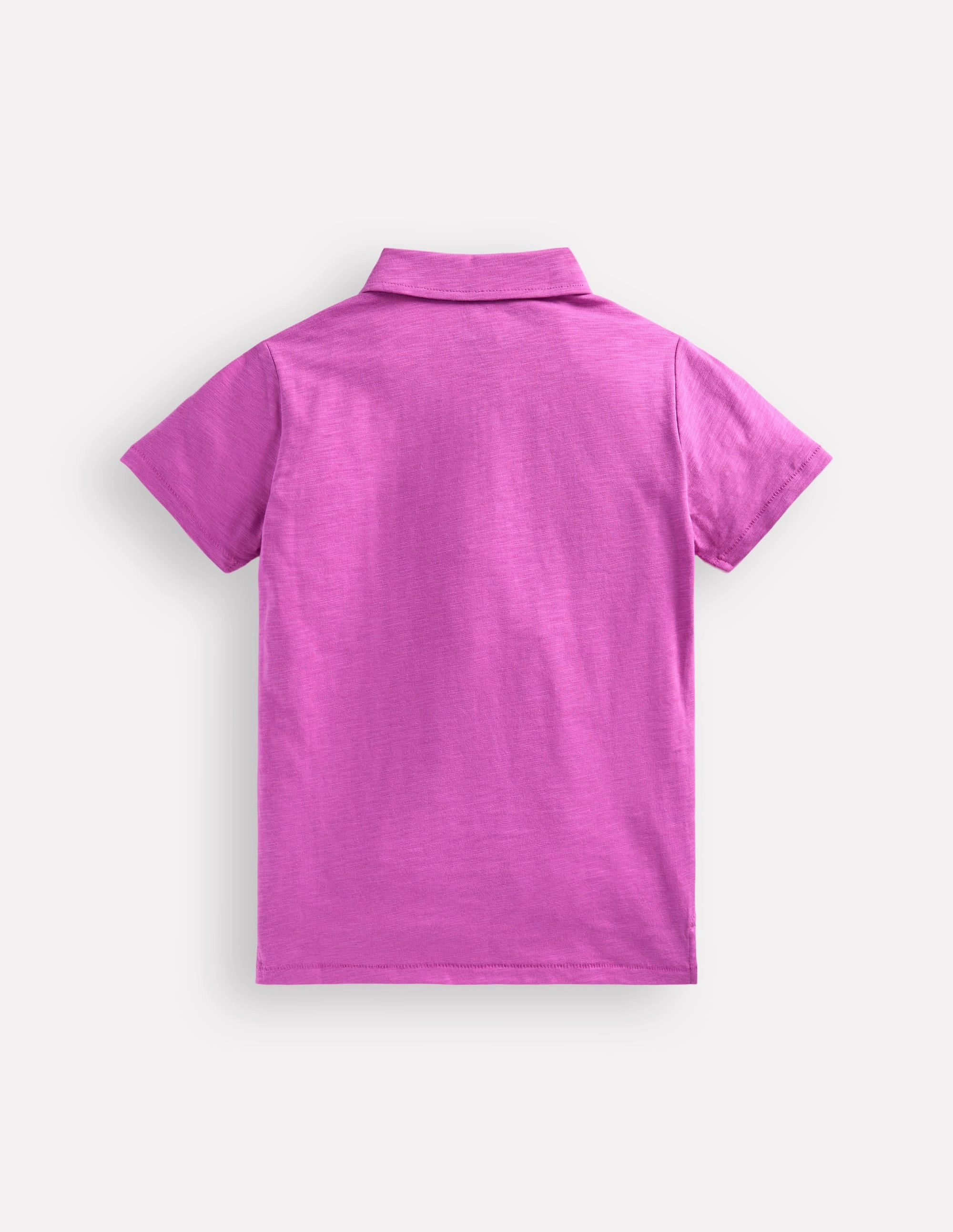 AbrasionResistant Fabric EcoFriendlyMaterial Slub Polo Shirt-Foxglove Purple
