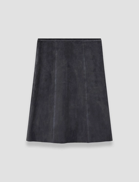 Signature Detail Nicole Suede Stretch Skirt