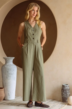 Music Premium LEXI BACK CUTOUT JUMPSUIT