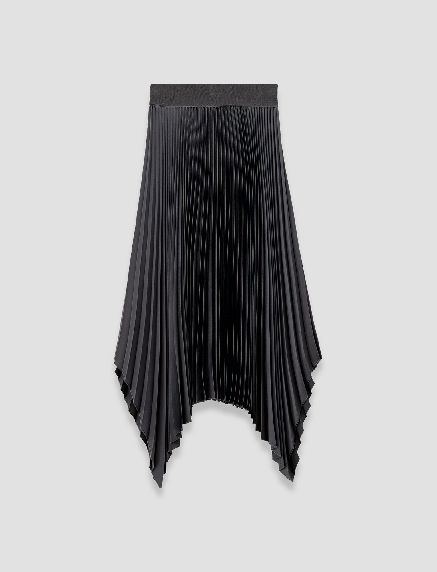 Department Store Style Opaque finish Ade Knit Weave Pliss Skirt
