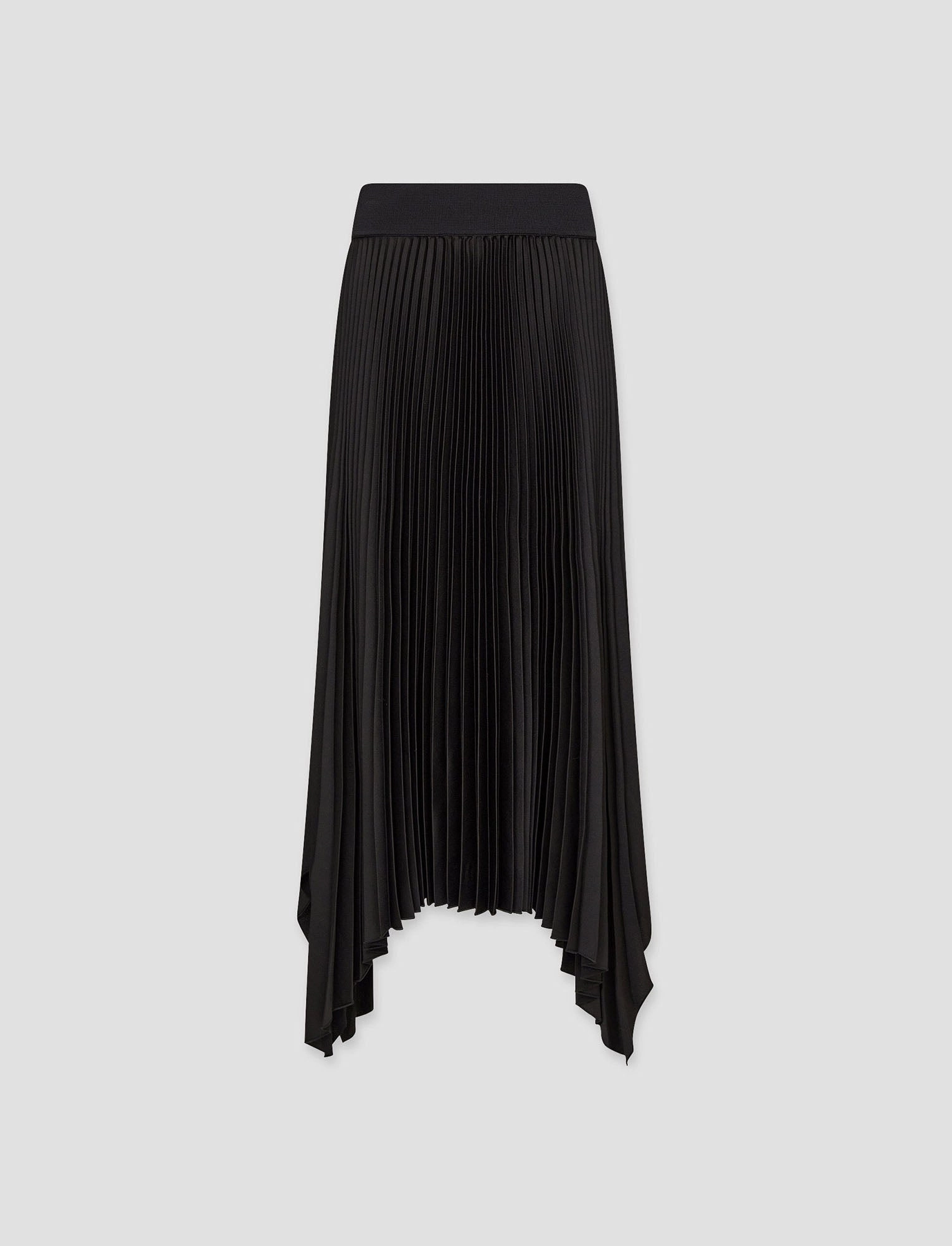 Adjustable drawstring Ade Knit Weave Pliss Skirt