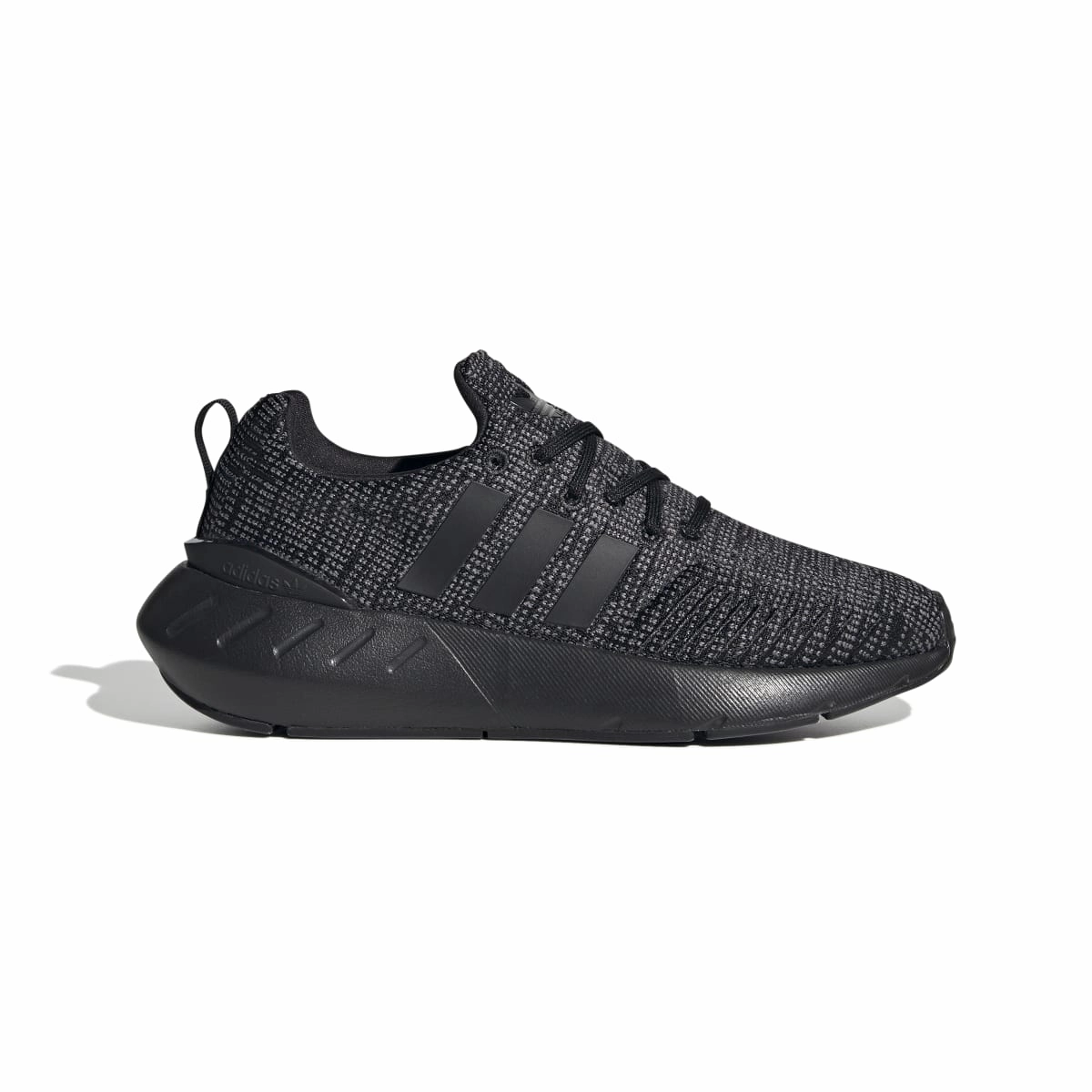 AI Path ADIDAS GW8166 SWIFT RUN 22 JR'S (Medium) Black/Grey/White Mesh/Knit Running Shoes