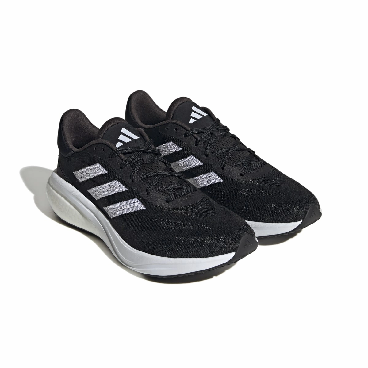 ADIDAS IE4367 SUPERNOVA 3 MN'S (Medium) Black/White/Black Textile Running Shoes Dance Mode