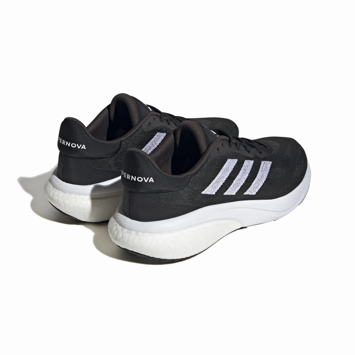 Road Long Night Out ADIDAS IE4367 SUPERNOVA 3 MN'S (Medium) Black/White/Black Textile Running Shoes