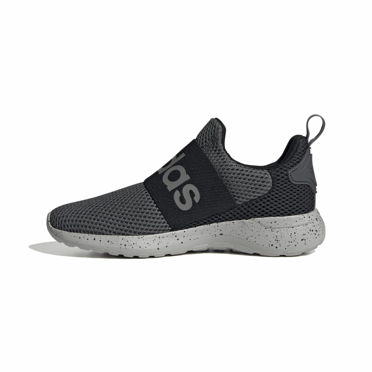 Velvet Soft ADIDAS Q47208 LITE RACER ADAPT 4.0 K JR'S (Medium) Grey/Grey/Black Mesh Running Shoes