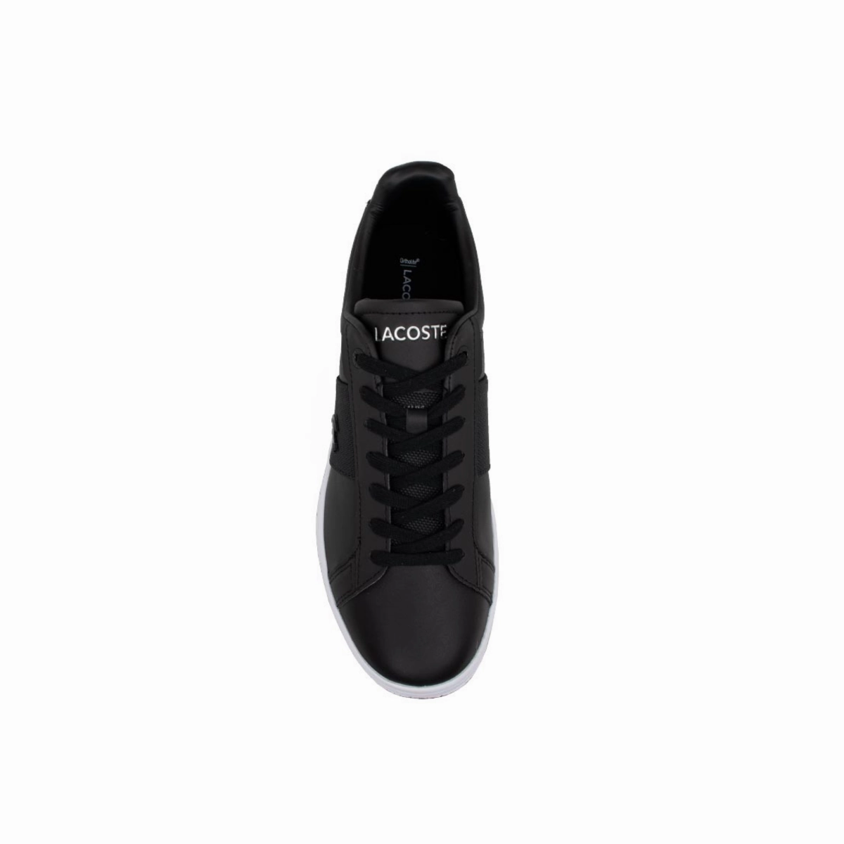 LACOSTE 7-45SMA0046312 CARNABY PRO GGR MN'S (Medium) Black/White Leather & Synthetic Lifestyle Shoes Any Path