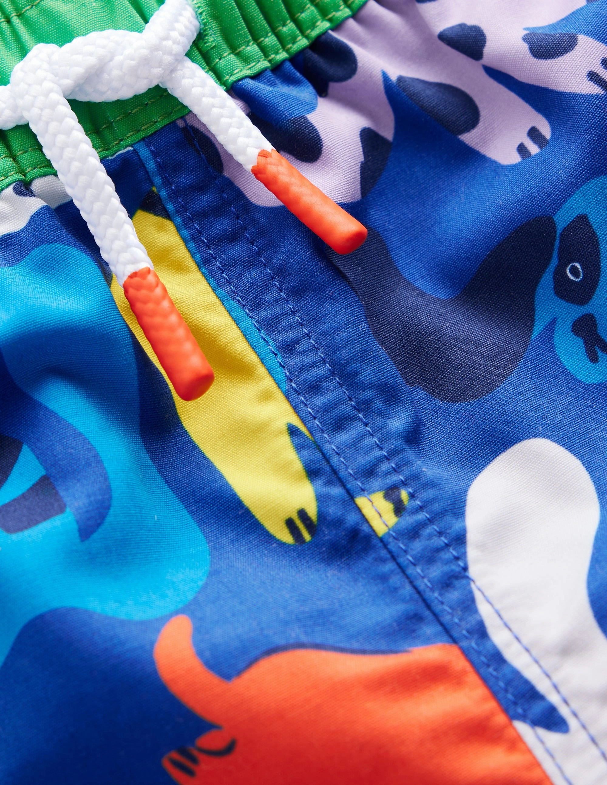 Tumble Dry Safe Durable-Quality Swim Shorts-Rainbow Pets