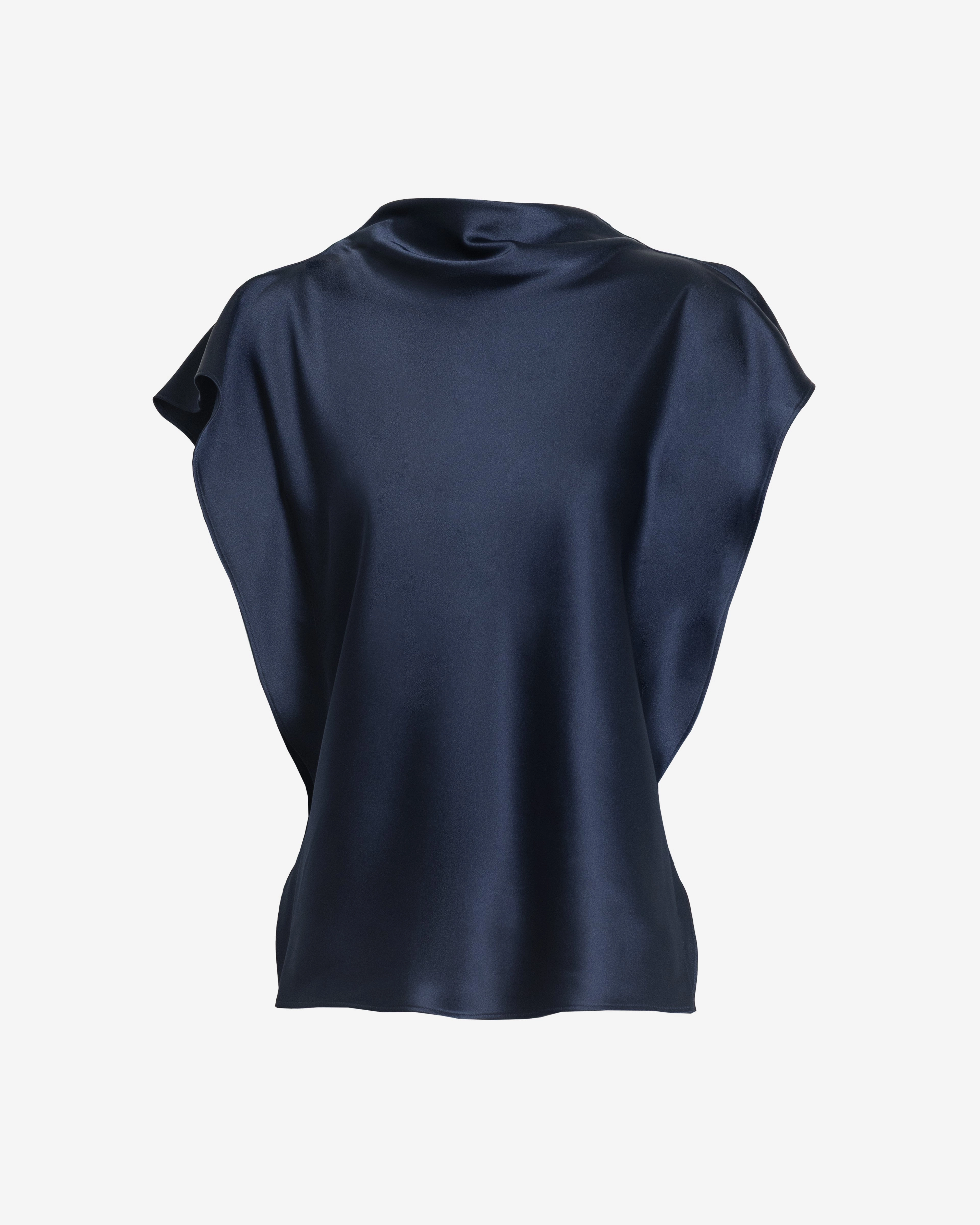 Ribbed Neckline Adrien Top