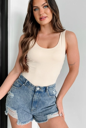 Everyday Basic Tank Bramisuit (Beige) Fitted Tank