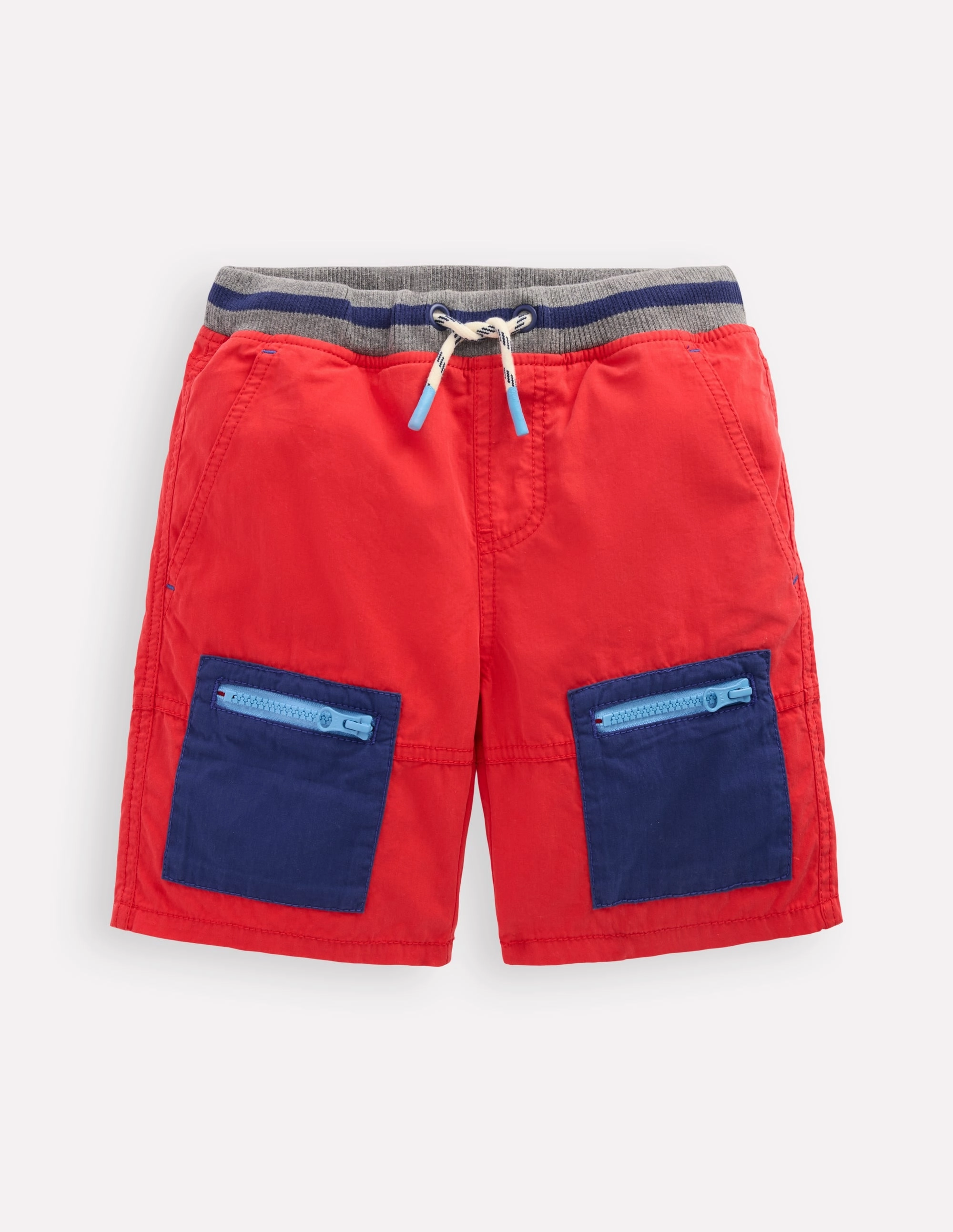 Concert wear Adventure Shorts-Poppy Red