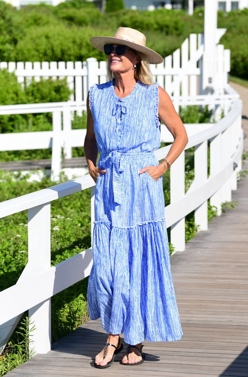 V-Neck All Fit Alexis Dress / Blue Wave