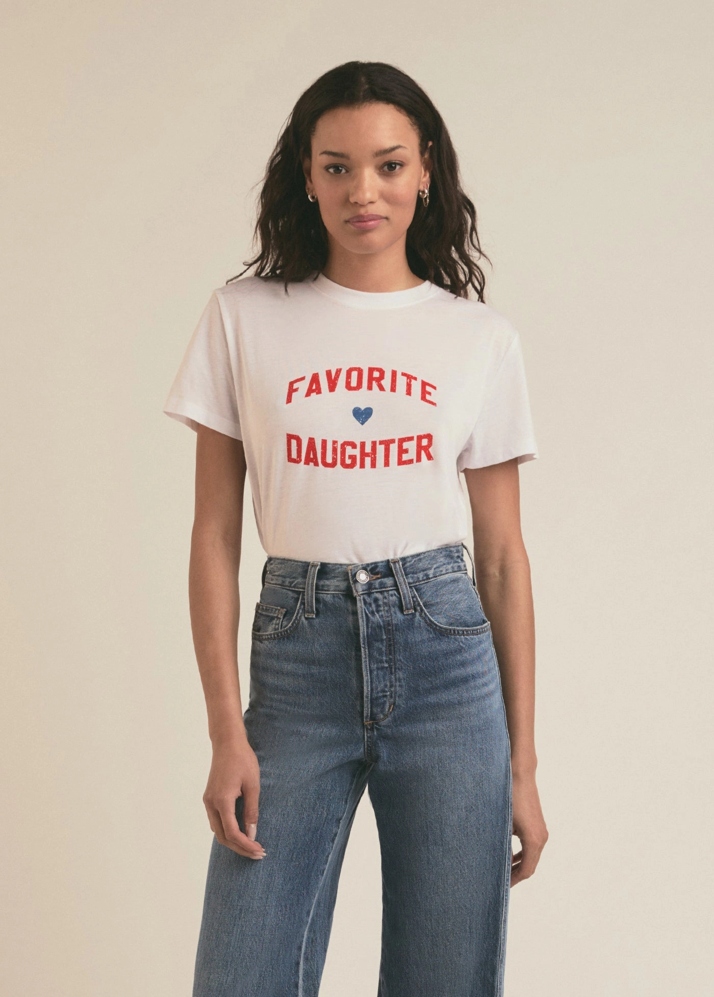 Stretch Fit Engineering 3D Spacer Fabric FAVORITE DAUGHTER TEE