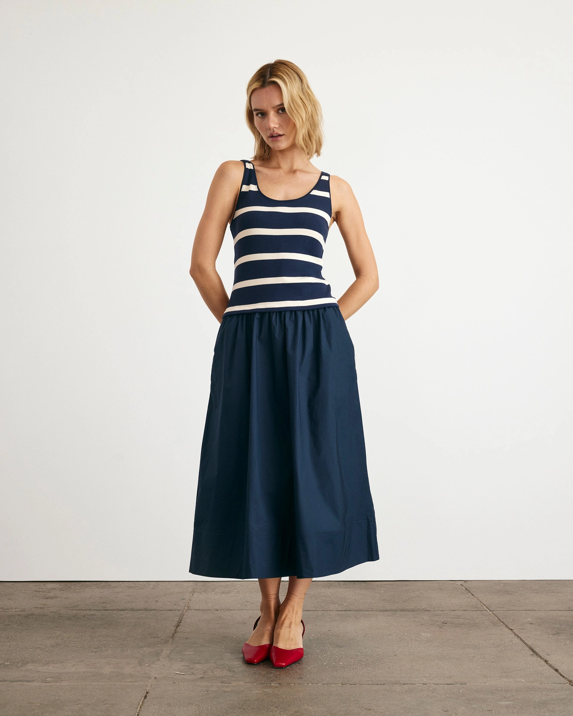 Amber Dress Satin Finish