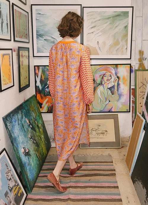 Date Ready Amelie Deep V-Neck Dress Dusty Gold