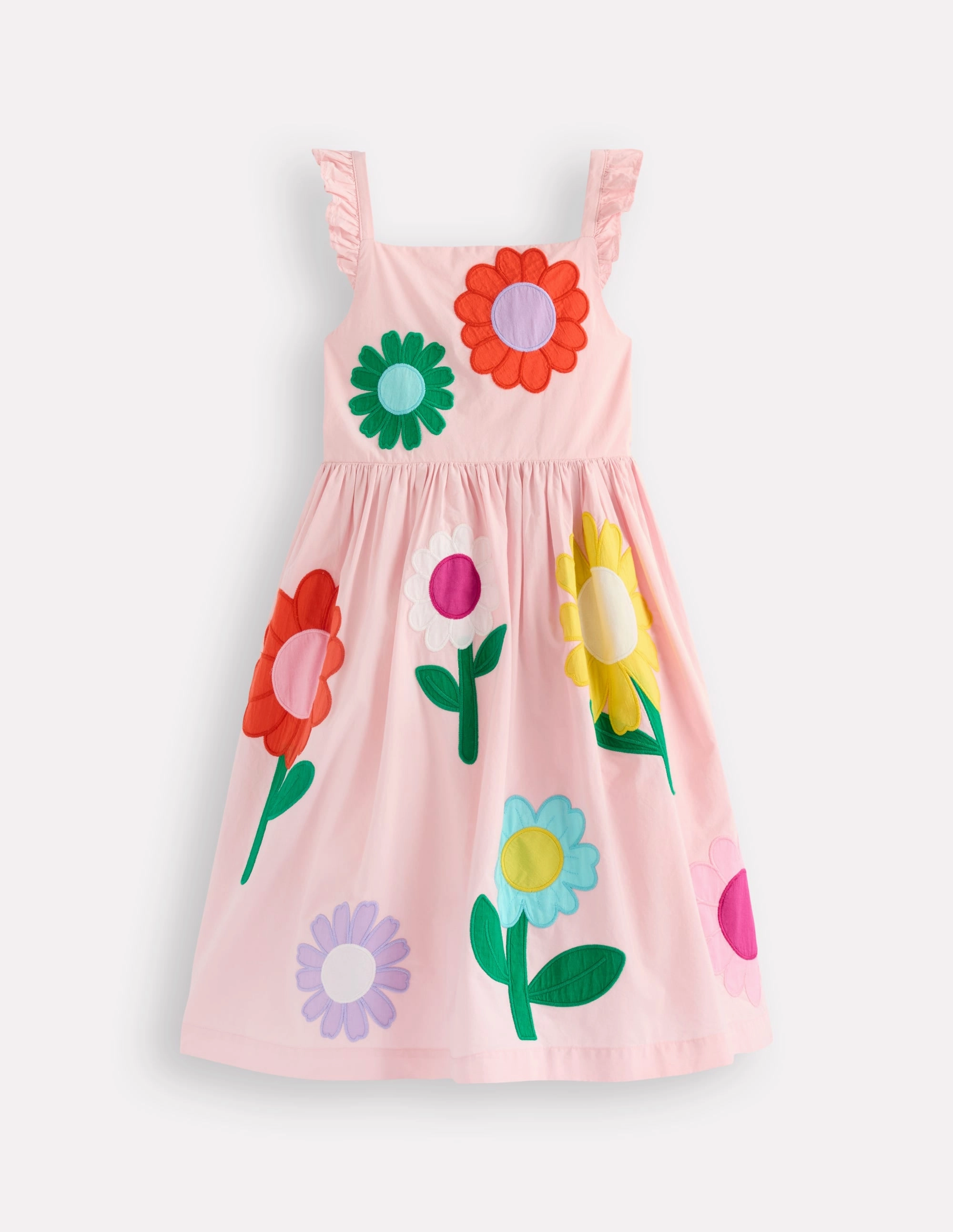 Annalisa Appliqu Sundress-Pink Flower Easy Vibe