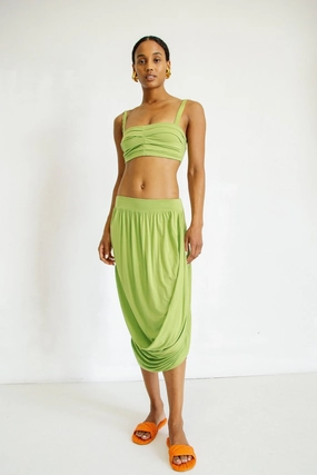 Versatile Wear Stretch Waist SANDER SKIRT