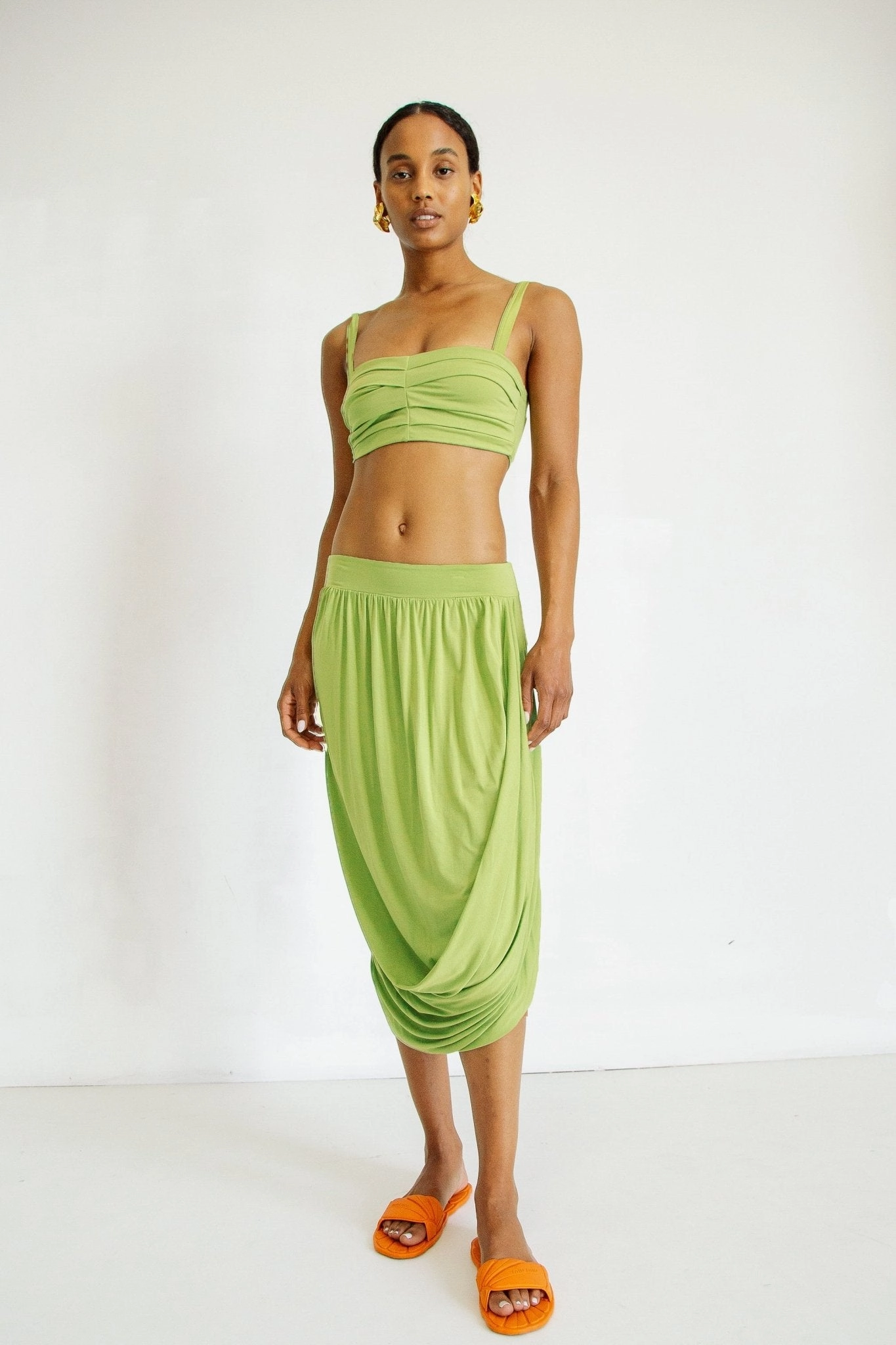 Versatile Wear Stretch Waist SANDER SKIRT