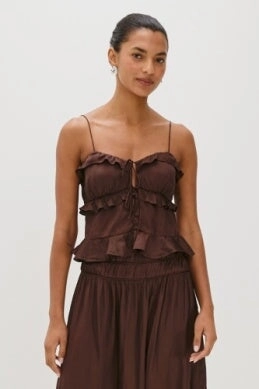 AntiPilling Surface Ortona Tank Espresso