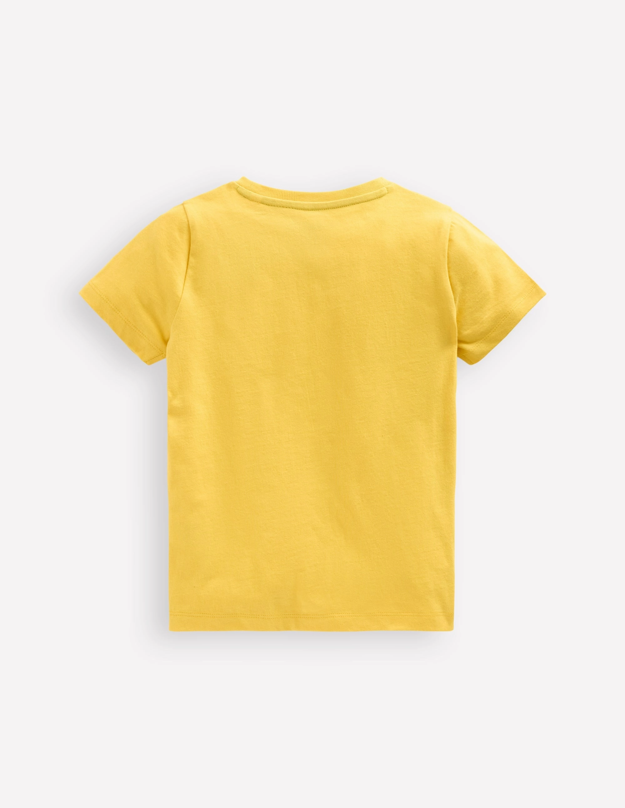 MoistureControl AdjustableCuffs Short Sleeve Appliqu T-shirt-Lemon Yellow Bunnies