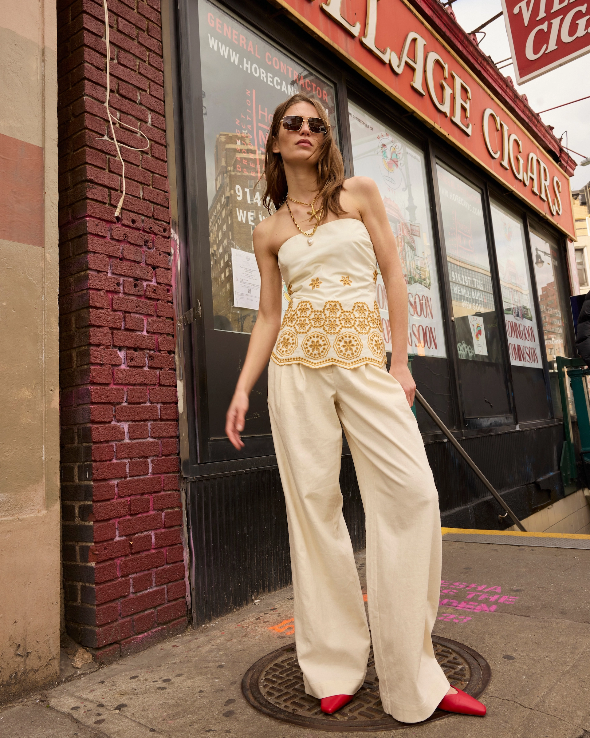 Durable Stitching Recycled Fiber Blend Leah Top