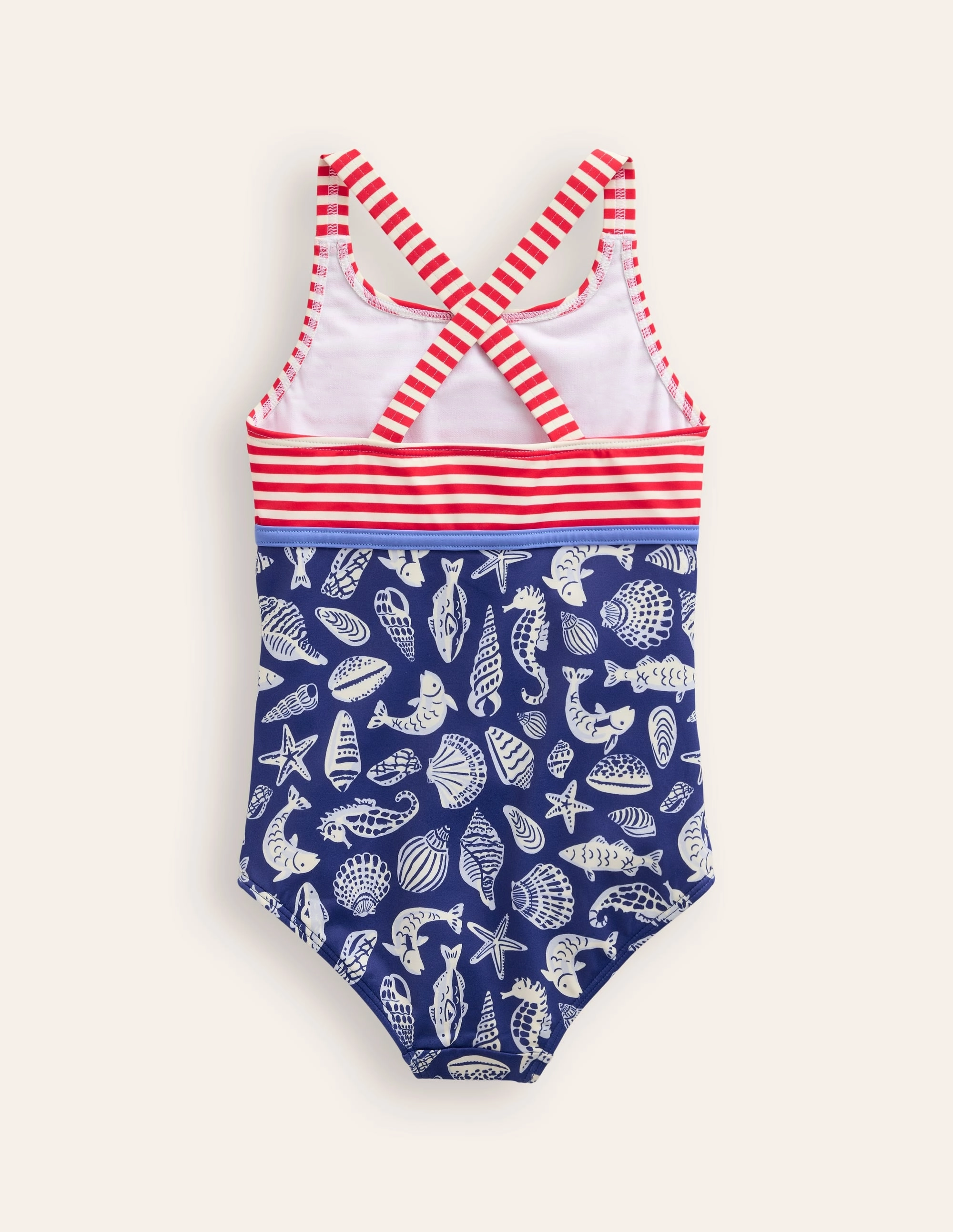 Hotchpotch Swimsuit-Sapphire Blue Seashore Classic Elegance Family Swimwear