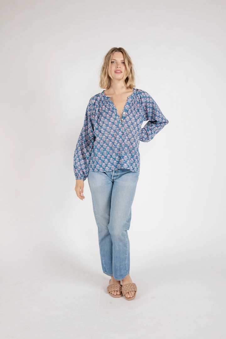 Basic Wardrobe Fashion Statement SANVI HALF BUTTON DOWN