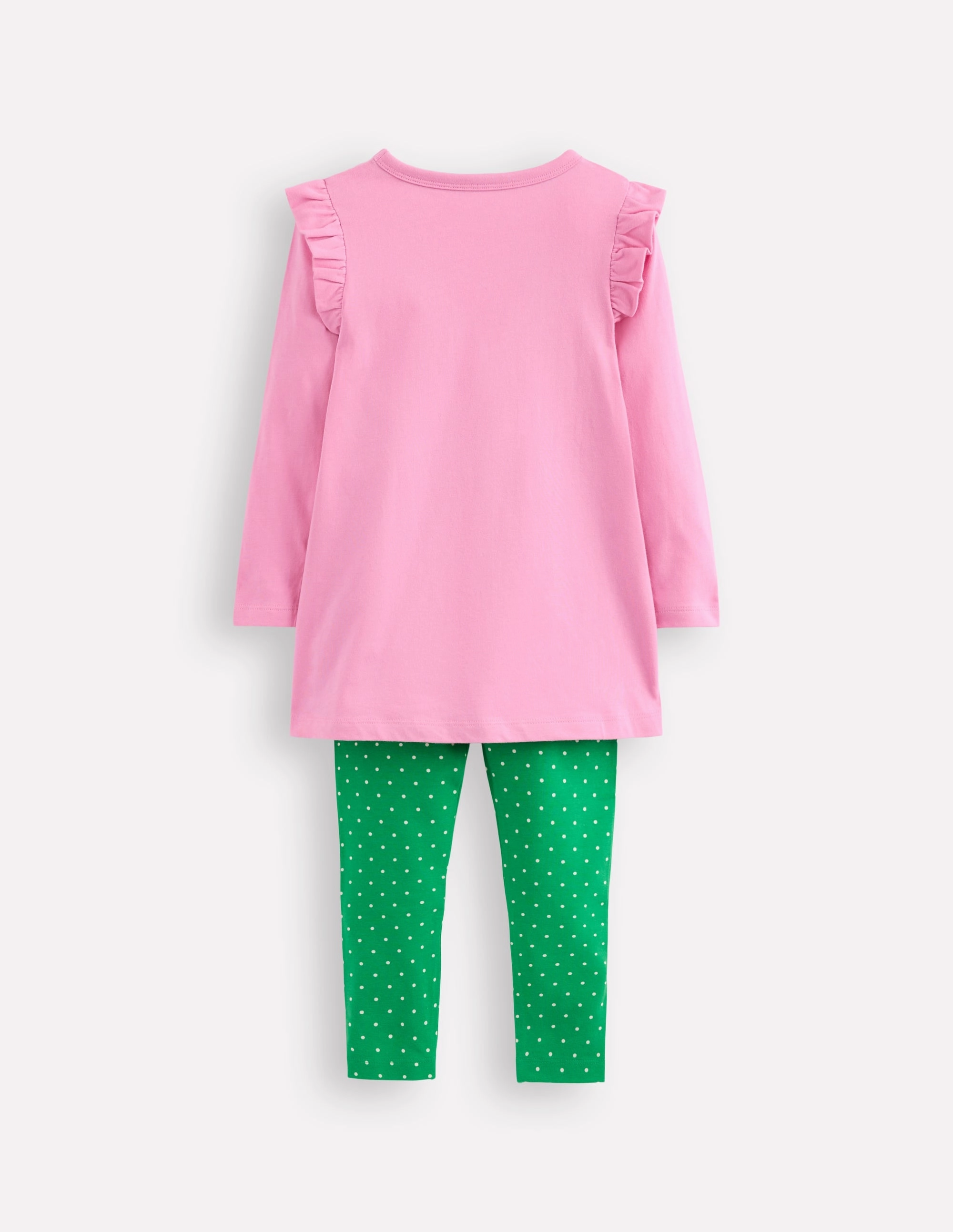 Appliqu Tunic and Legging Set-Vintage Mauve Bugs OversizedFit