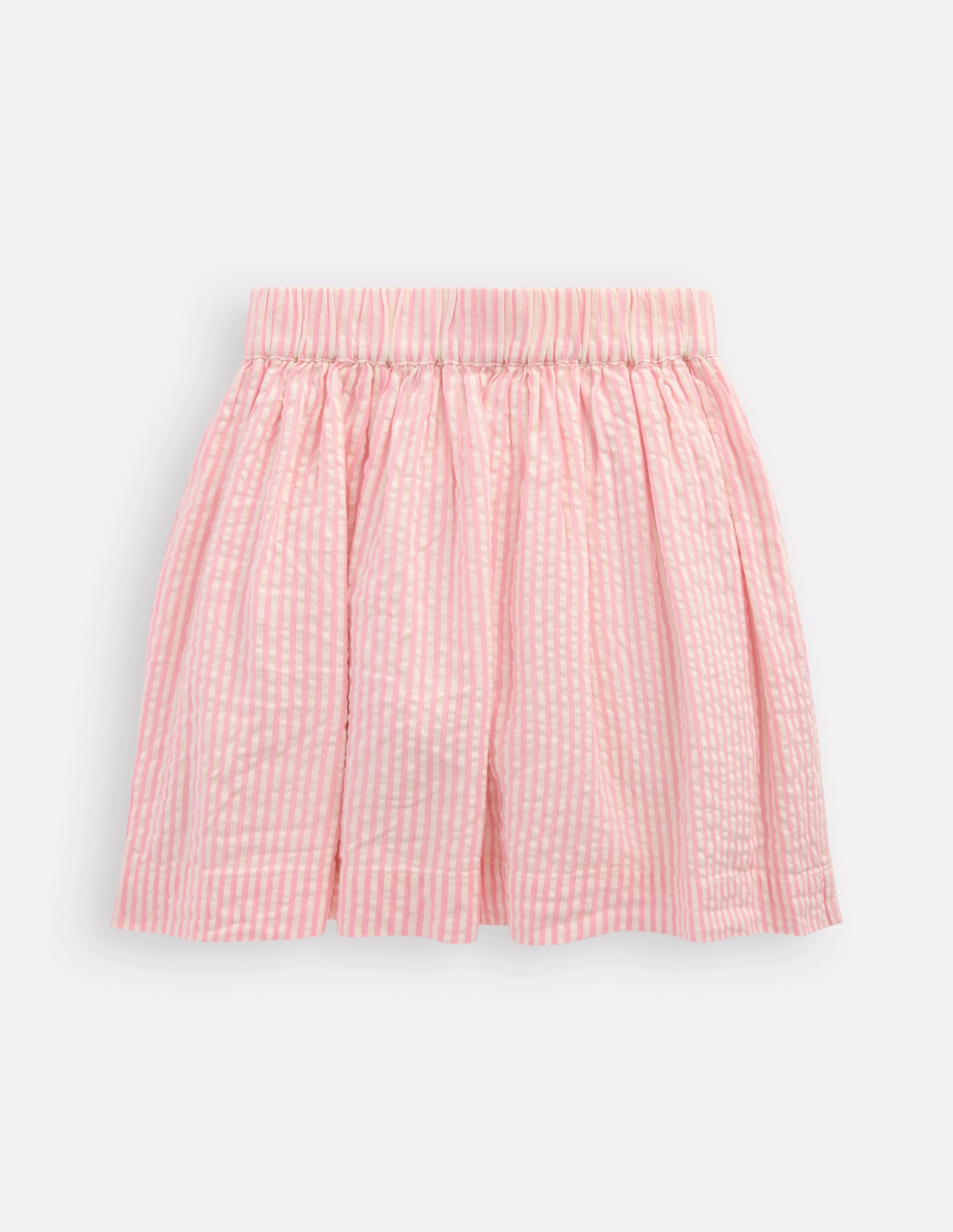 Warm Insulation Smooth Finish Applique Pocket Skirt-Cosmos Pink Daisy Chain