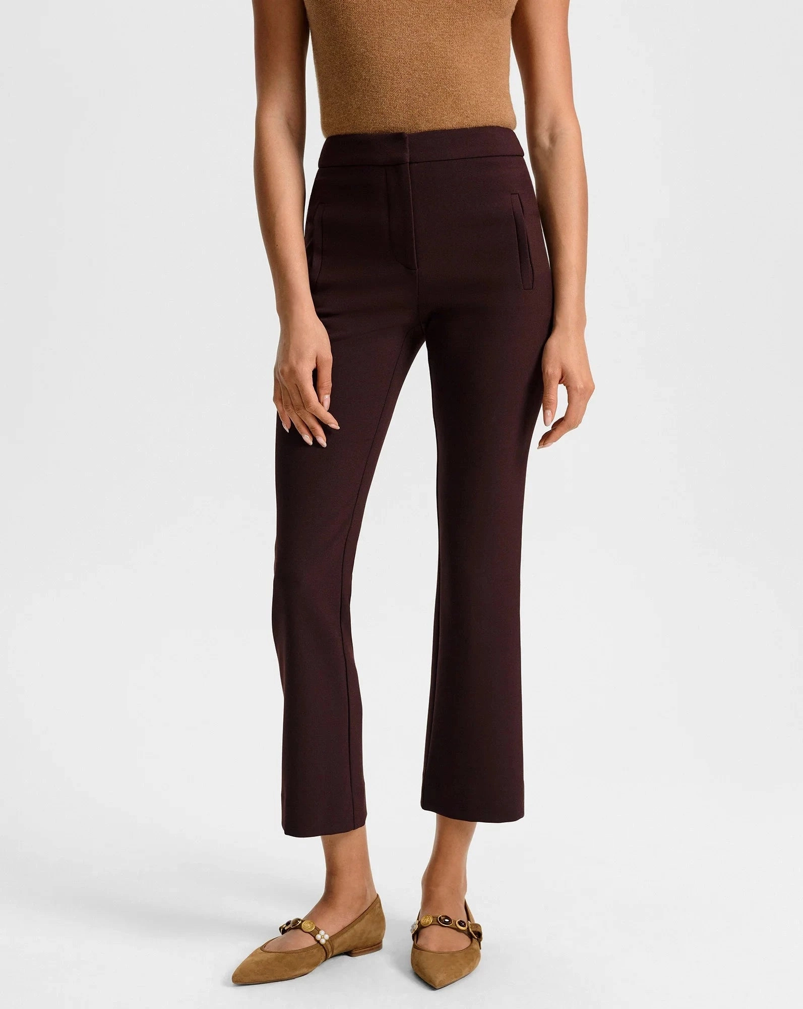 Arte Kick-Flare Pant Dark Currant Tagless Labeling