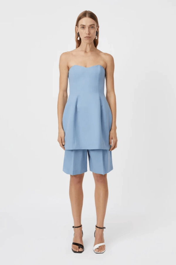 Atlantis Mini Dress Cornflower Blue Bright Mood