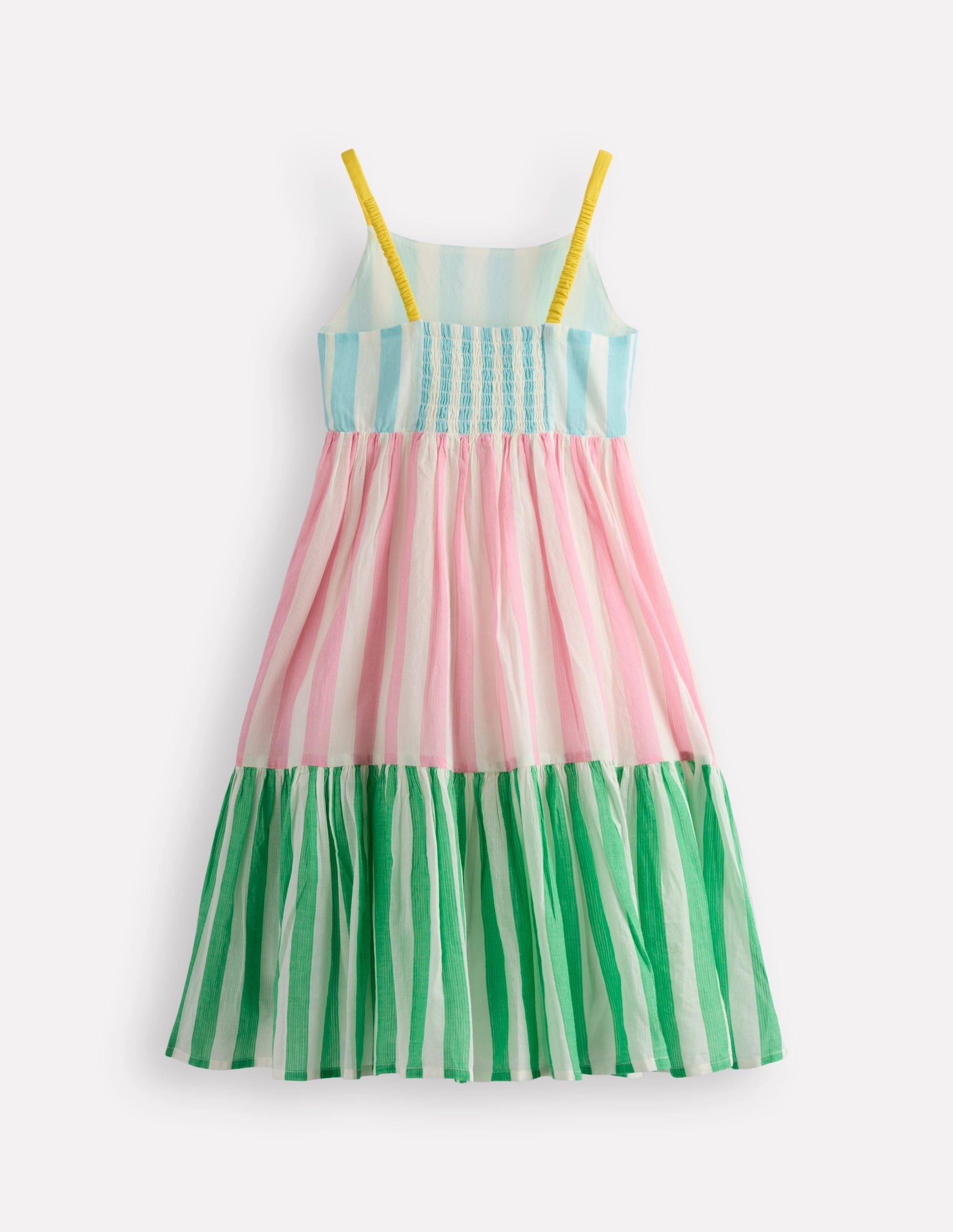 Aurelia Tiered Twirly Dress-Hotchpotch Stripe Chill Moment