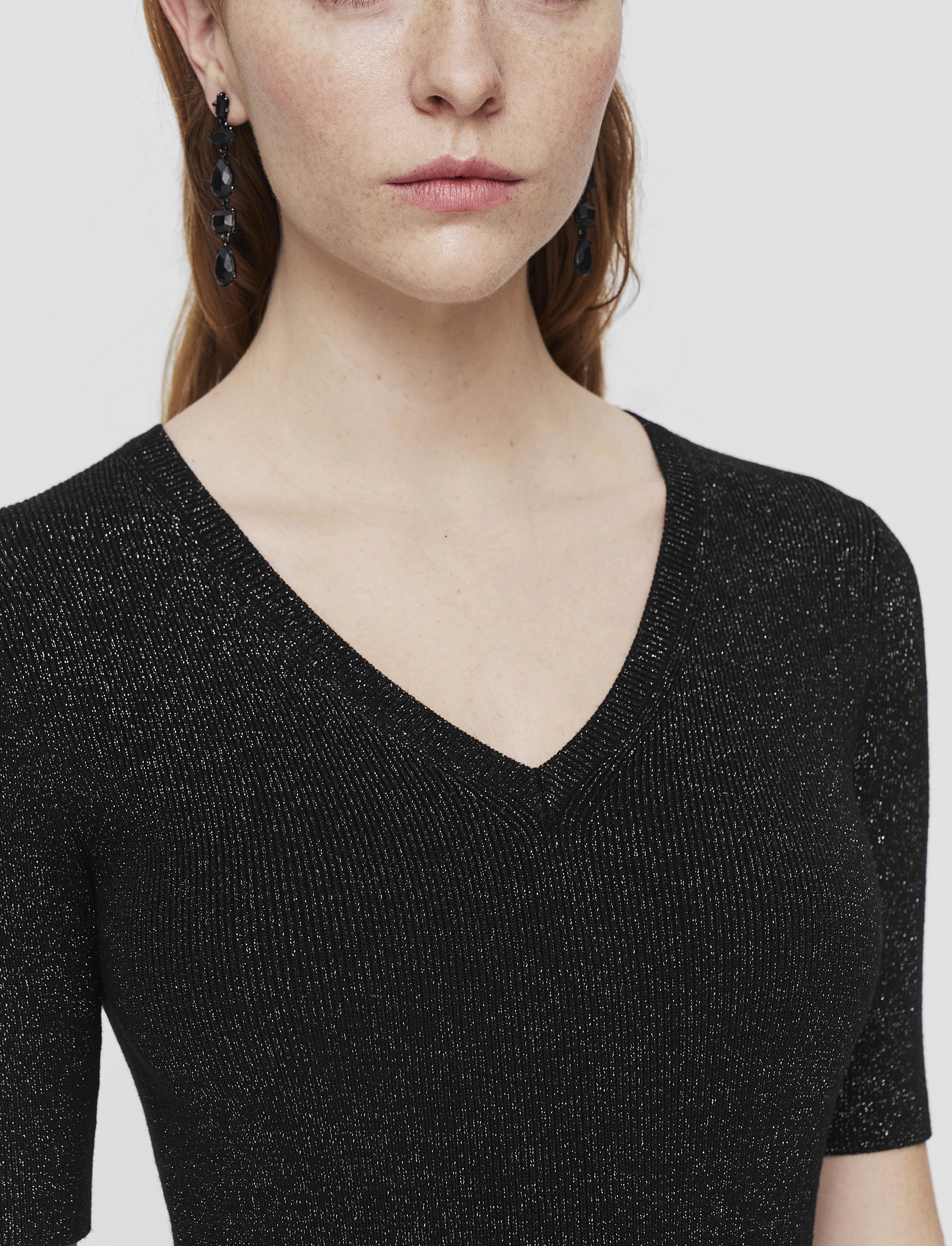 Fit For All Domat Pleated Lurex Dress