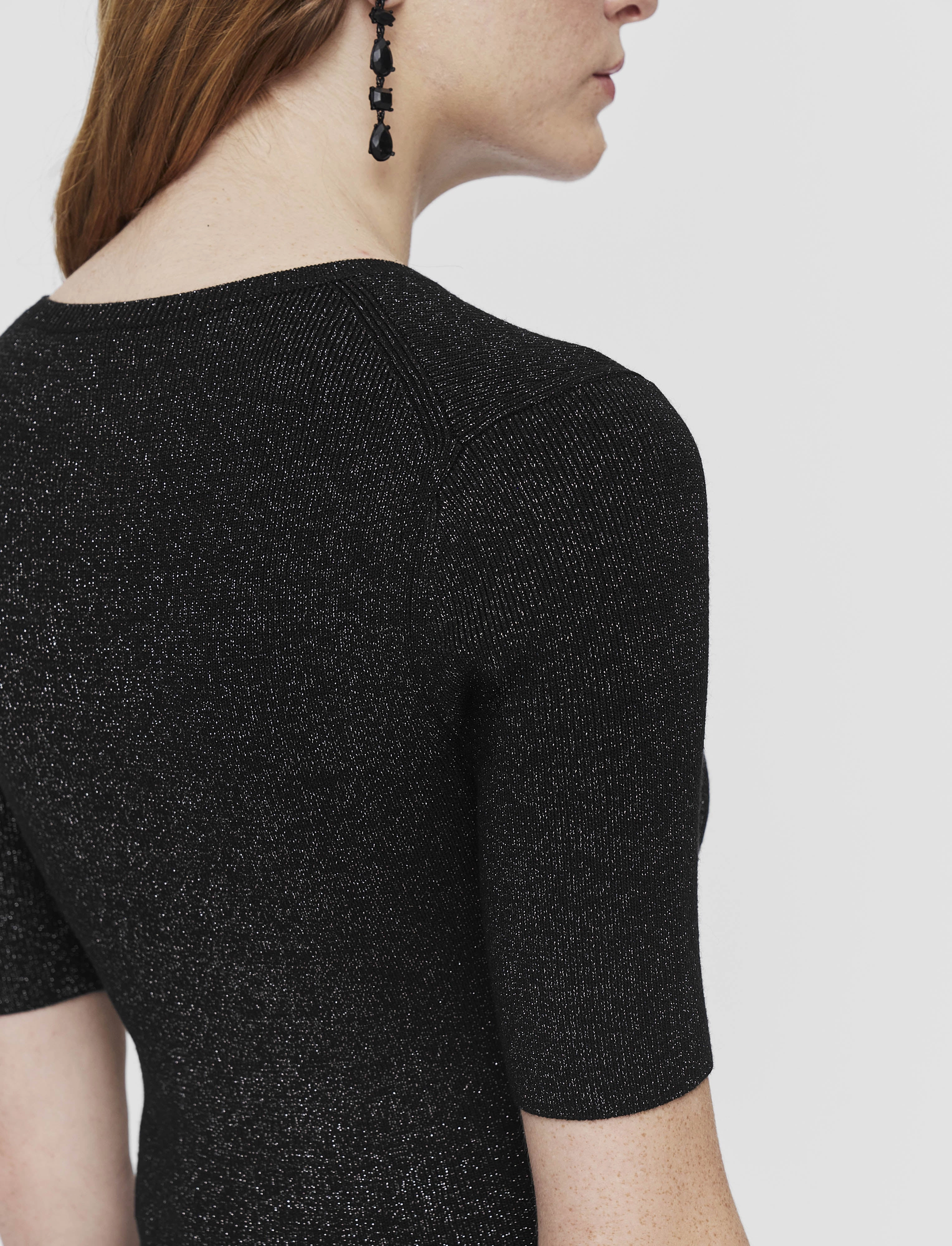 Odor-Control Domat Pleated Lurex Dress