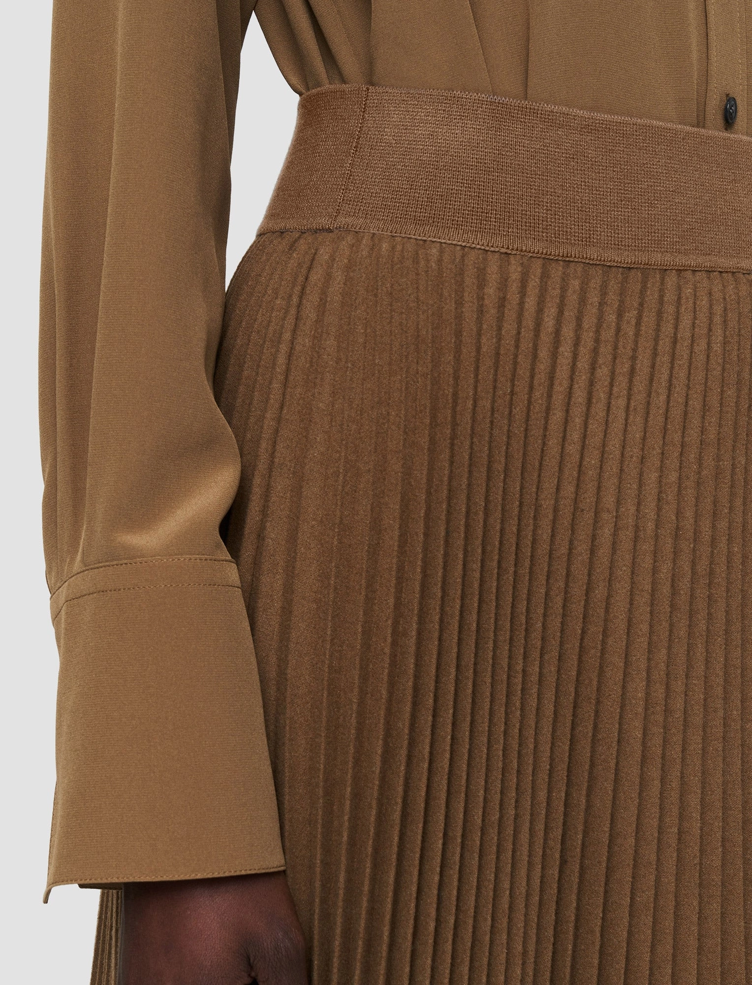 Pleated Flannel Ade Skirt Boutique Exclusive