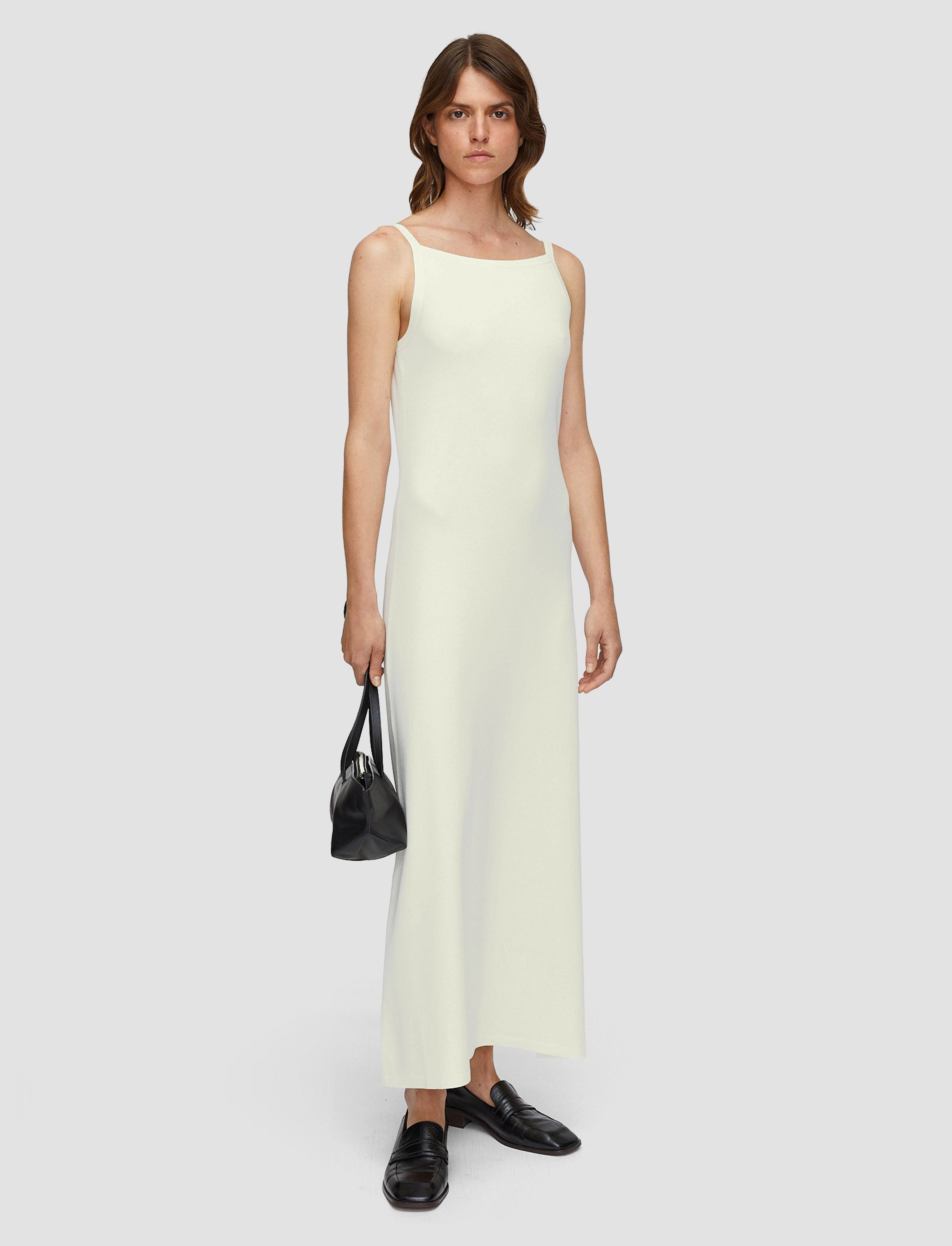 Calm Beauty Sharp Finish Viscose Knit Stretch Dress