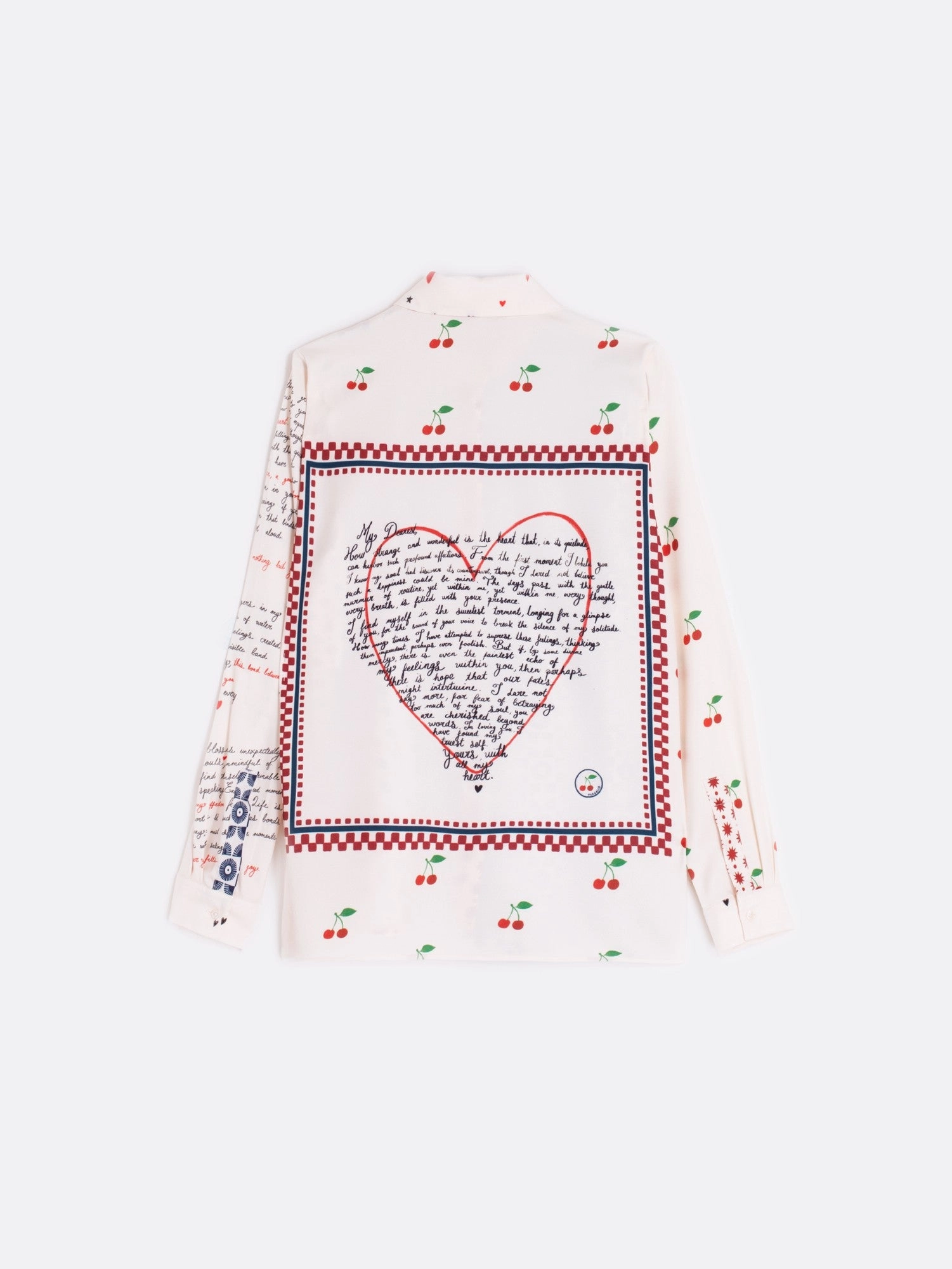 Low Profile Zipper Closure EcoFriendly Dye MIX PRINT BUTTON DOWN