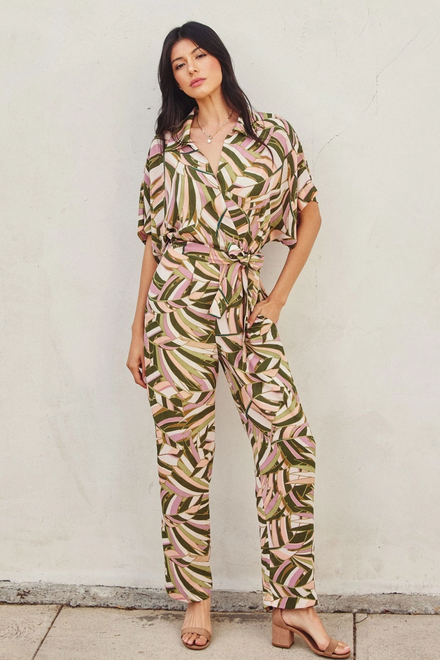 KAI SURPLICE PULL-ON JUMPSUIT Clean Gym Training Teen