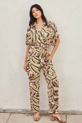 KAI SURPLICE PULL-ON JUMPSUIT Clean Gym Training Teen