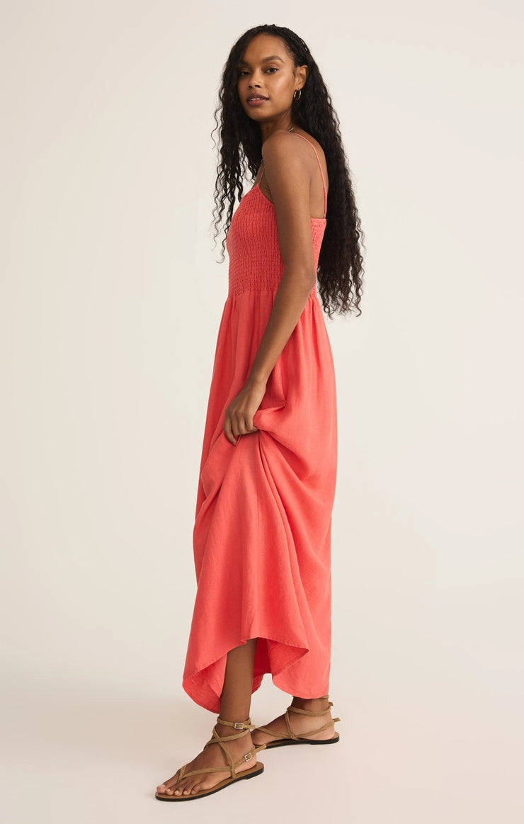 Tall Fit Basic essential BAYSIDE LINEN MAXI DRESS
