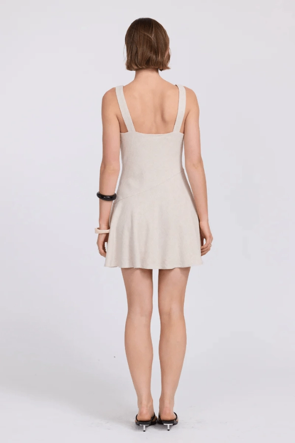 Layered Fit Bella Mini Dress Neutral