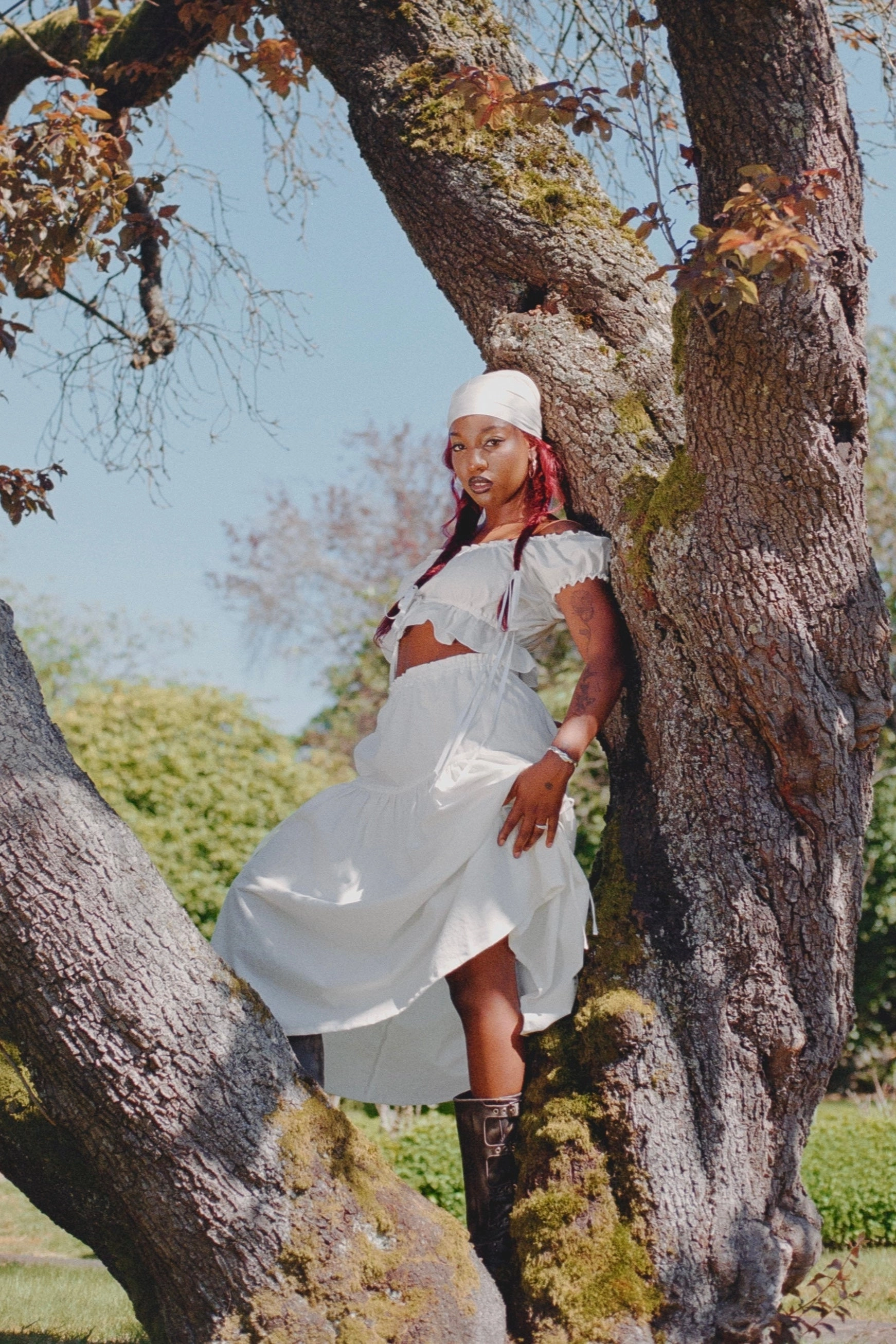 Cozy Wear Wide Shoulder Cut Bellini Top