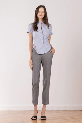 Carbon Infused Fabric Stain Repellent Coating BEN PANT- GREY TROPICAL