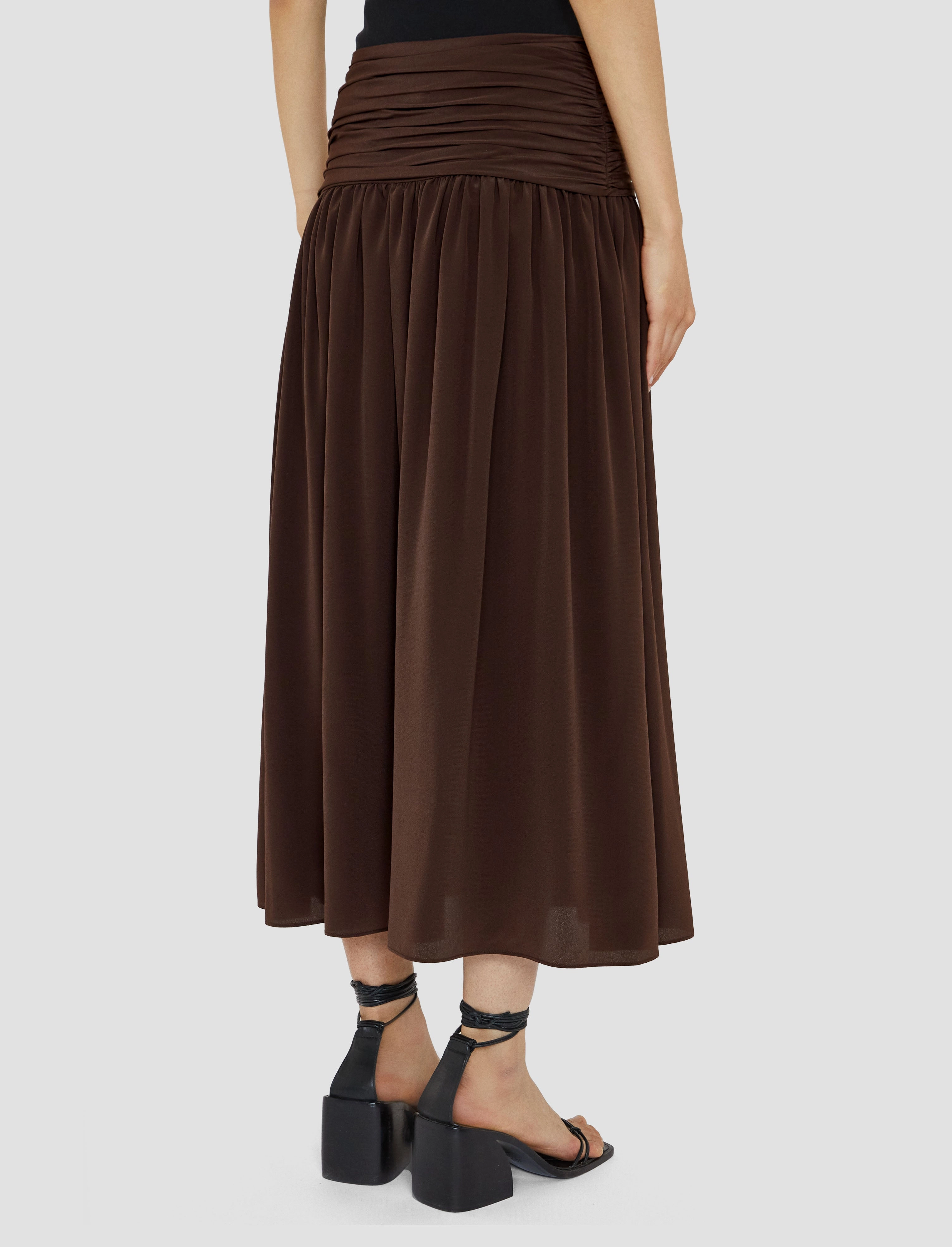 Fast fashion Bex Crepe de Chine Silk Skirt