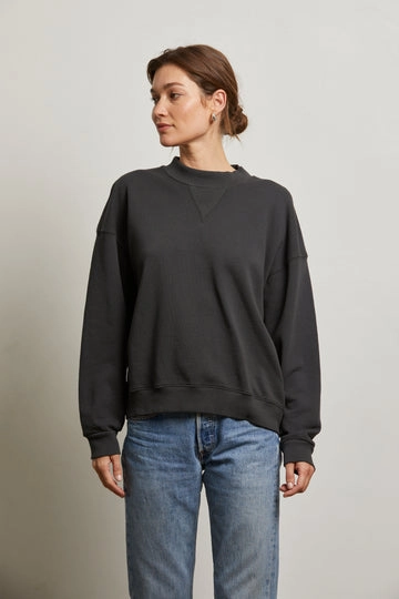 Easy Care Material BLAKE FRENCH TERRY CREW NECK