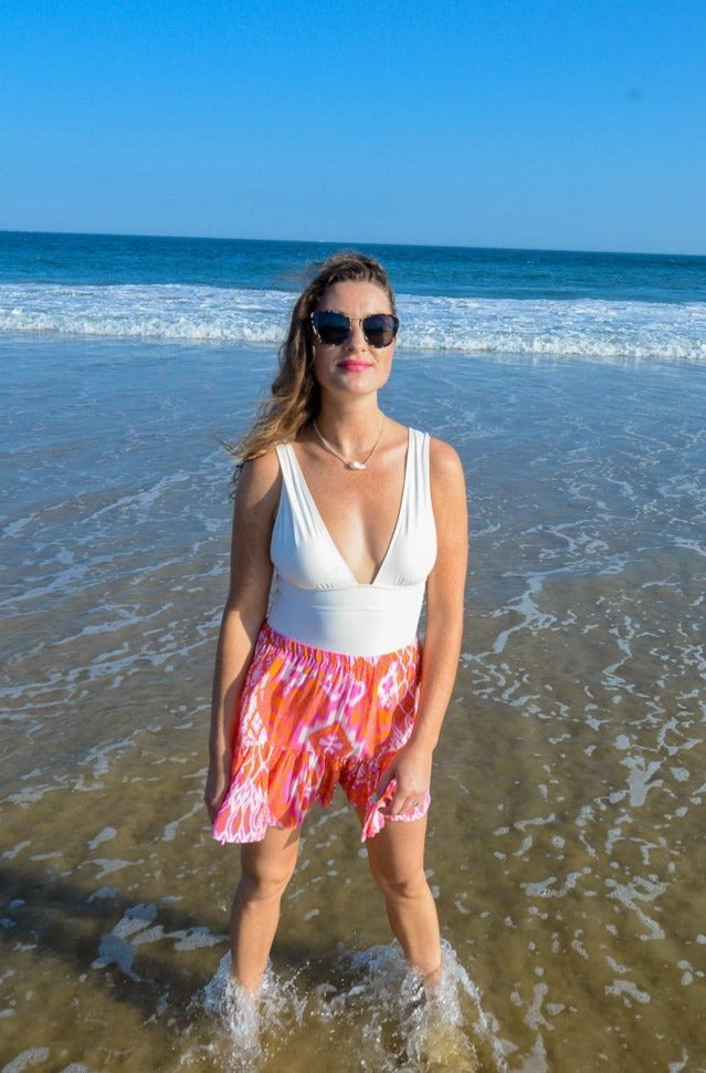 Boho Skirt / Flamingo Breathable Material