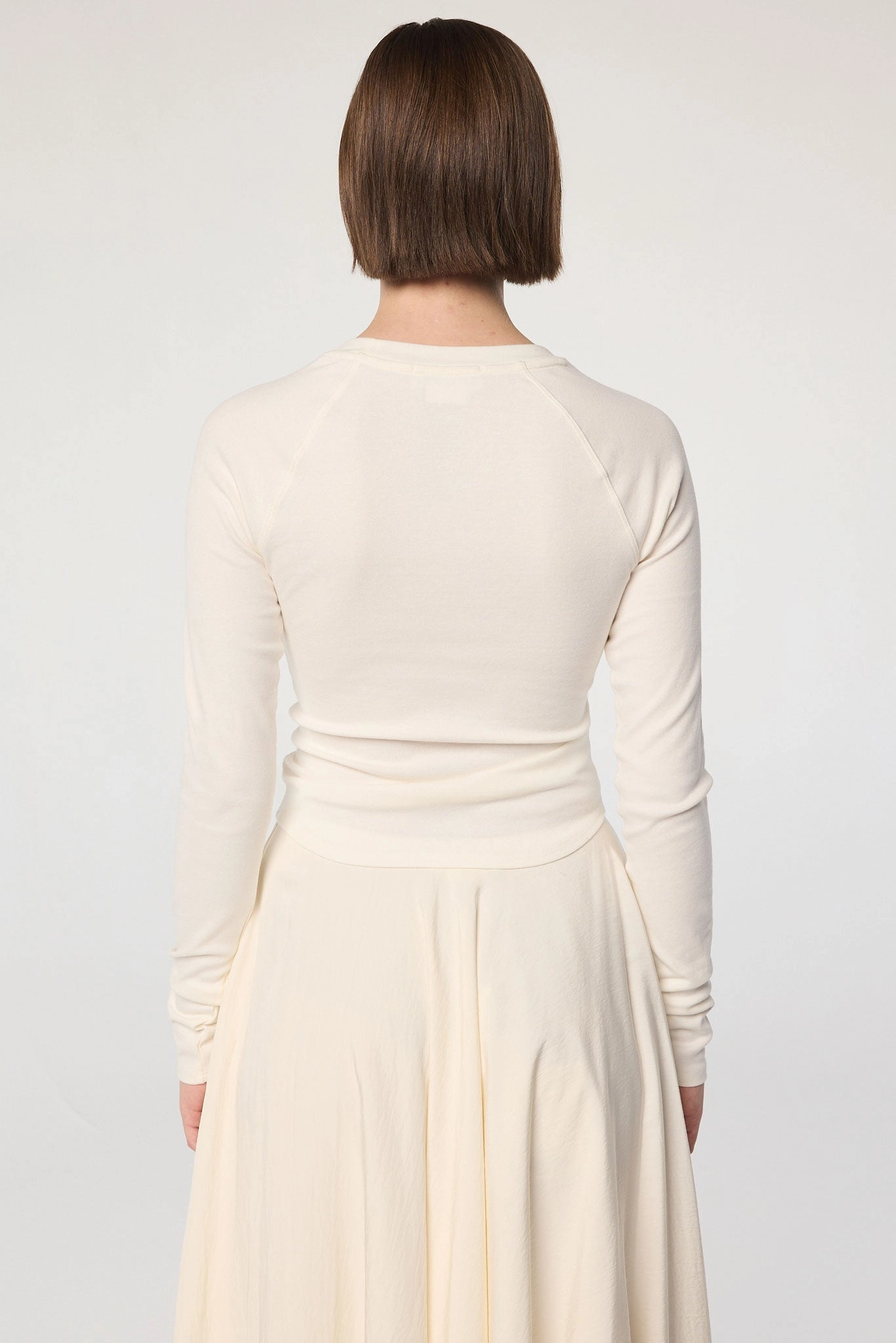 NonRestrictiveCollar DurableDoubleLayeredHem ARELI T-SHIRT