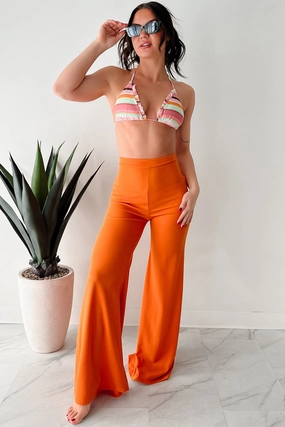 Essential Fit Long Wear Boundless Ambition High Waist Pants (Orange)